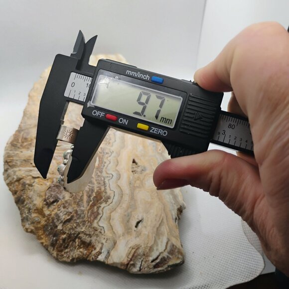 Southwest Sterling Silver Royston Turquoise Heart Cluster Pendant - Picture 8 of 8